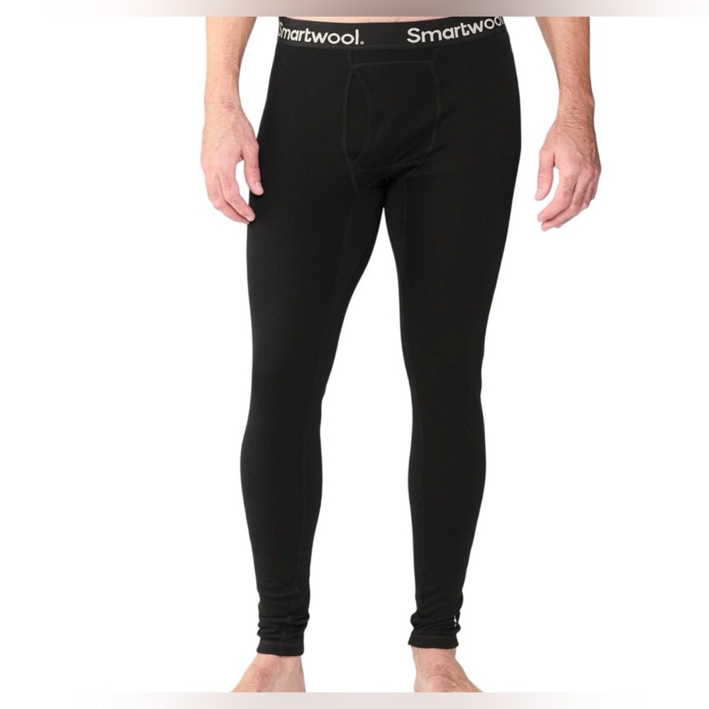 Smartwool Men’s Black Merino Wool Thermal Base Layer Pants
